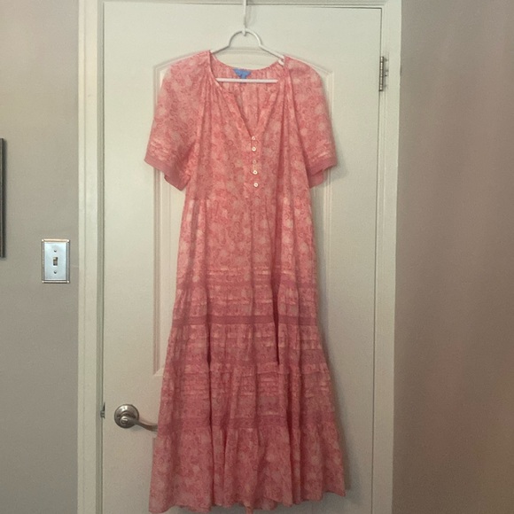 Draper James MIDI Dress Size Medium Like New - Picture 2 of 12